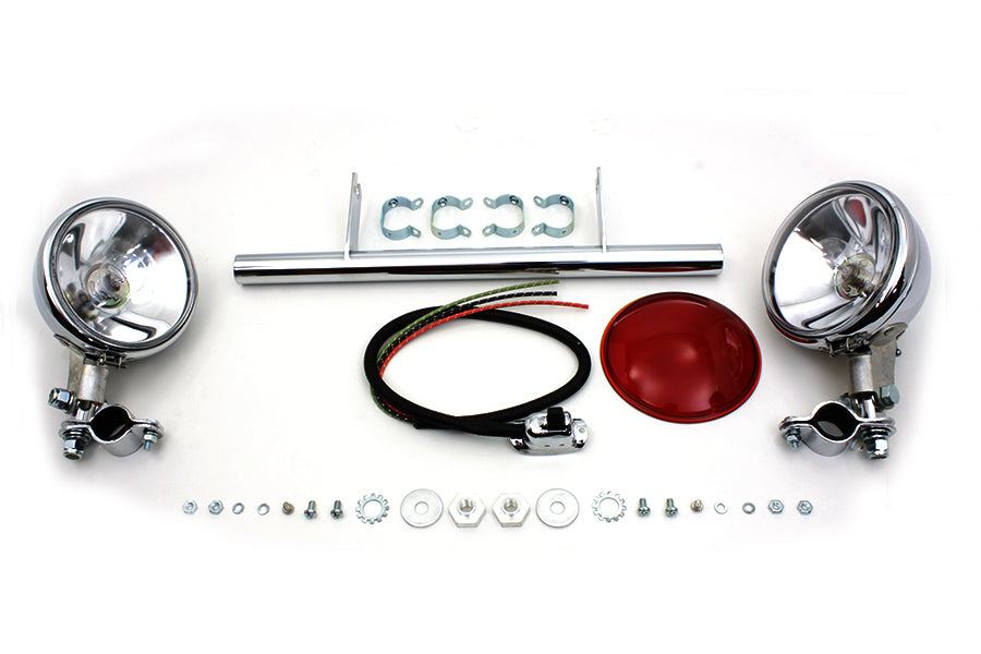Chrome Spring Fork Spotlamp Kit