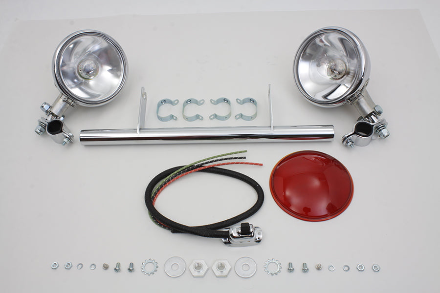 Chrome Spring Fork Spotlamp Kit