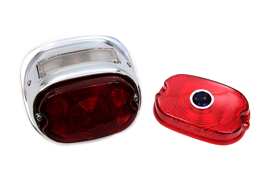 Chrome Oval Tail Lamp Assembly