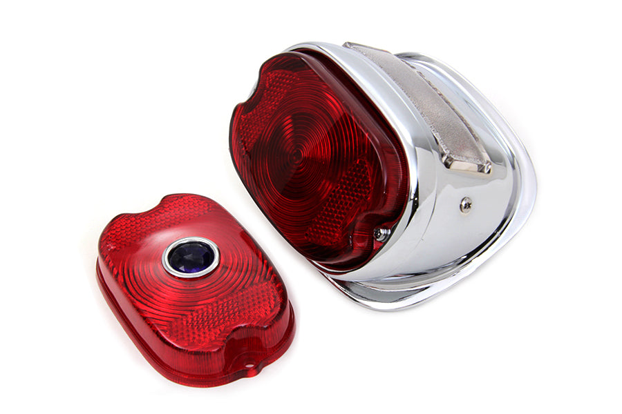 Chrome Oval Tail Lamp Assembly