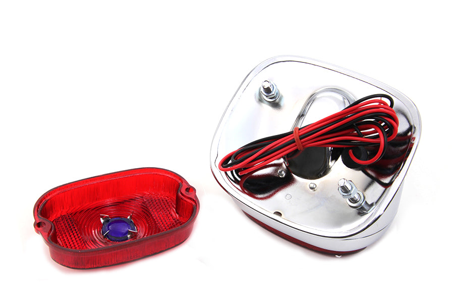 Chrome Oval Tail Lamp Assembly