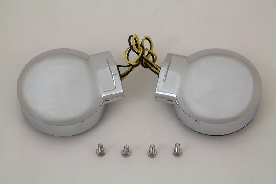 Chrome LED Turn Signal Set Rear