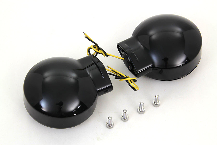 Black LED Turn Signal Set Rear