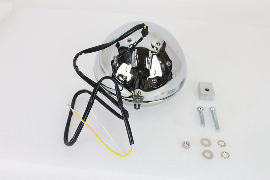 7 LED FLST Headlamp Assembly Chrome