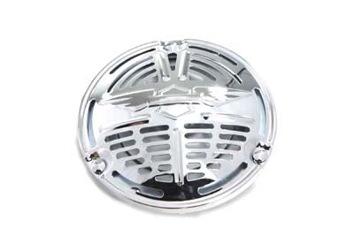 Replica Delco Remy Chrome 6 Volt Horn Wing Logo