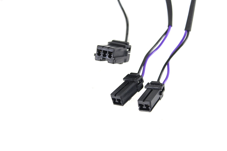 Black Bullet Rear Turn Signal Bar and License Plate