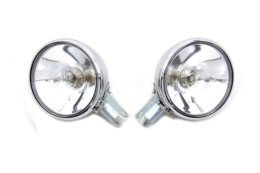 Replica Chrome Guide Spotlamp Set 6 Volt