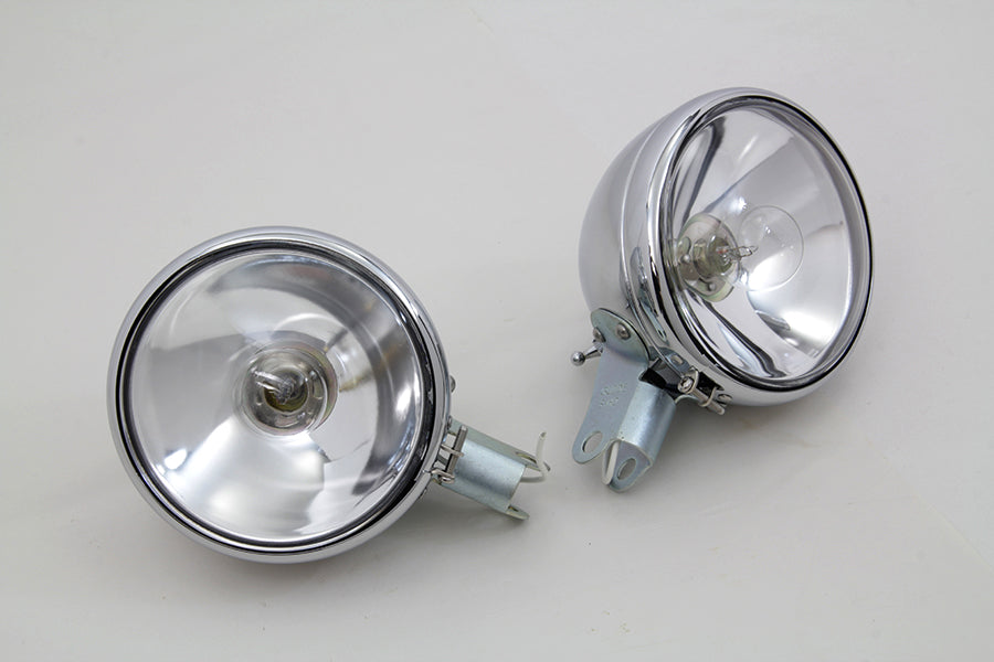Replica Chrome Guide Spotlamp Set 6 Volt