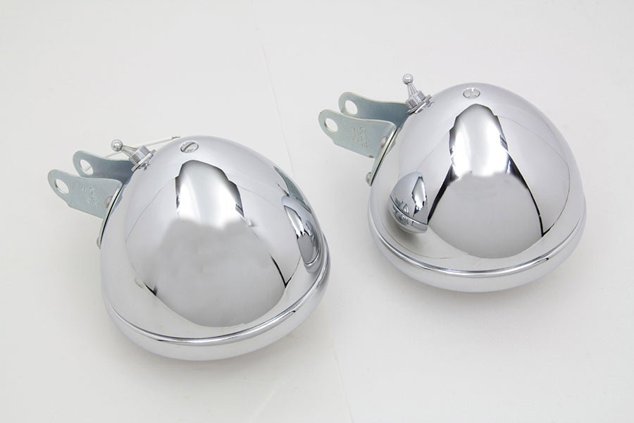 Replica Chrome Guide Spotlamp Set 6 Volt