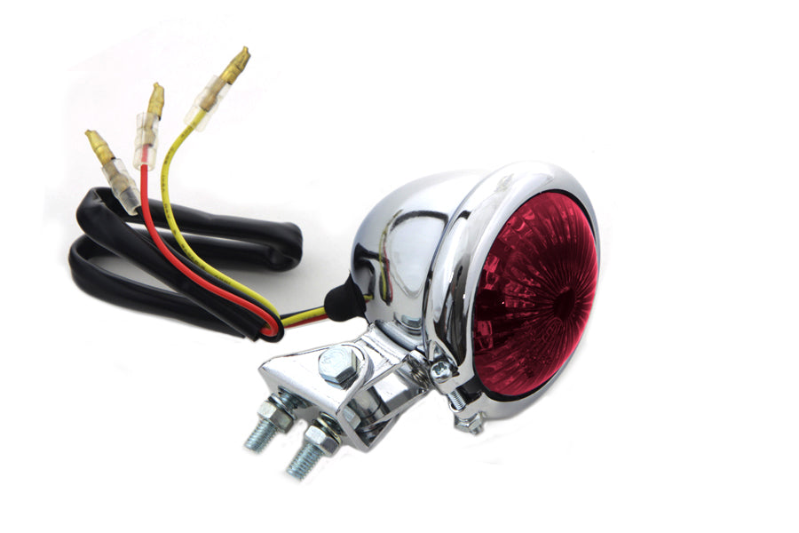 Round LED Tail Lamp with Smoked Lens