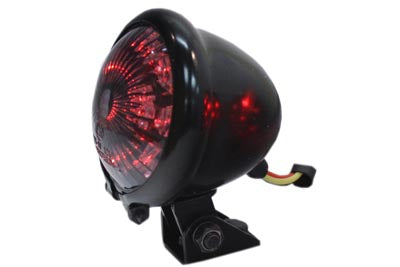 Round LED Tail Lamp with Smoked Lens