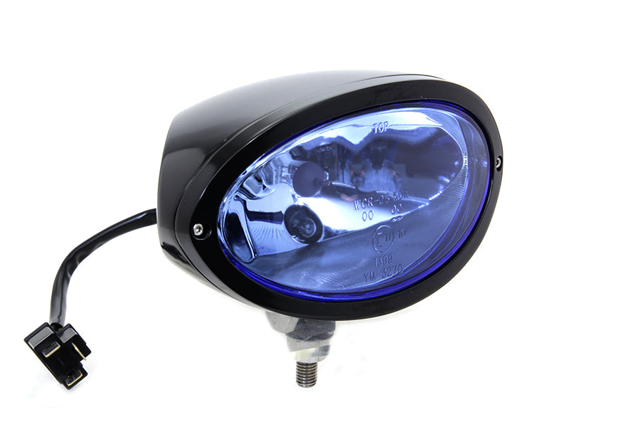 Black Oval Style Headlamp