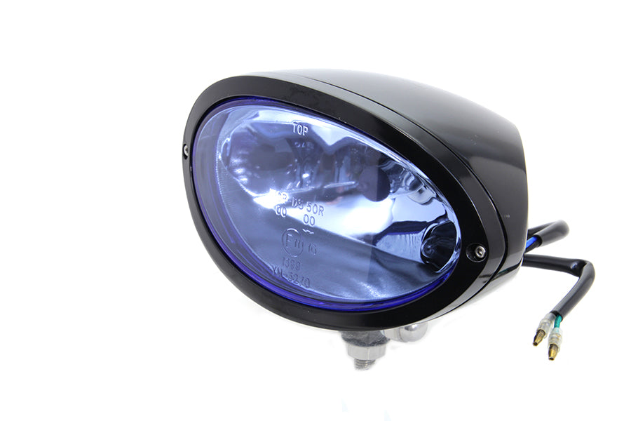 Black Oval Style Headlamp