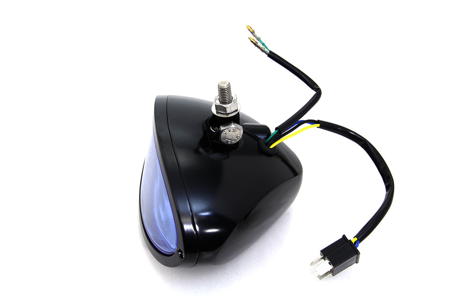 Black Oval Style Headlamp