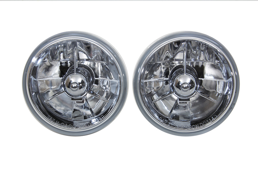 4-1/2 H4 Spotlamp Bulb Set