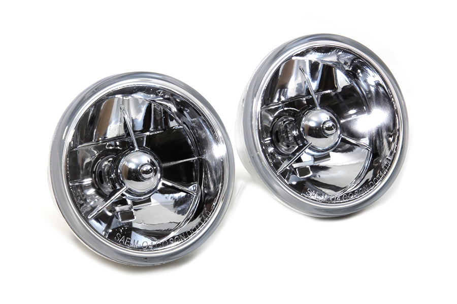 4-1/2 H4 Spotlamp Bulb Set