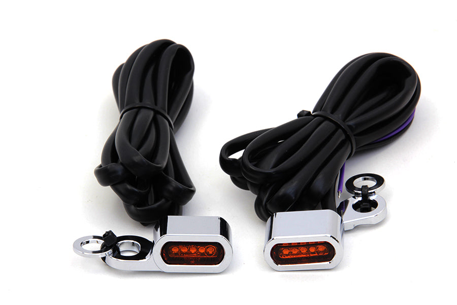 Chrome LED Turn Signal Set