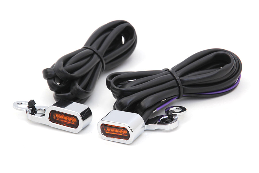 Chrome LED Turn Signal Set