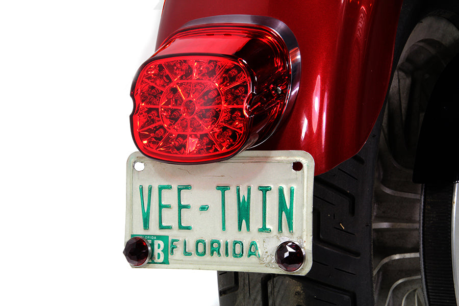 Lay Down Tail Lamp Assembly Red LED