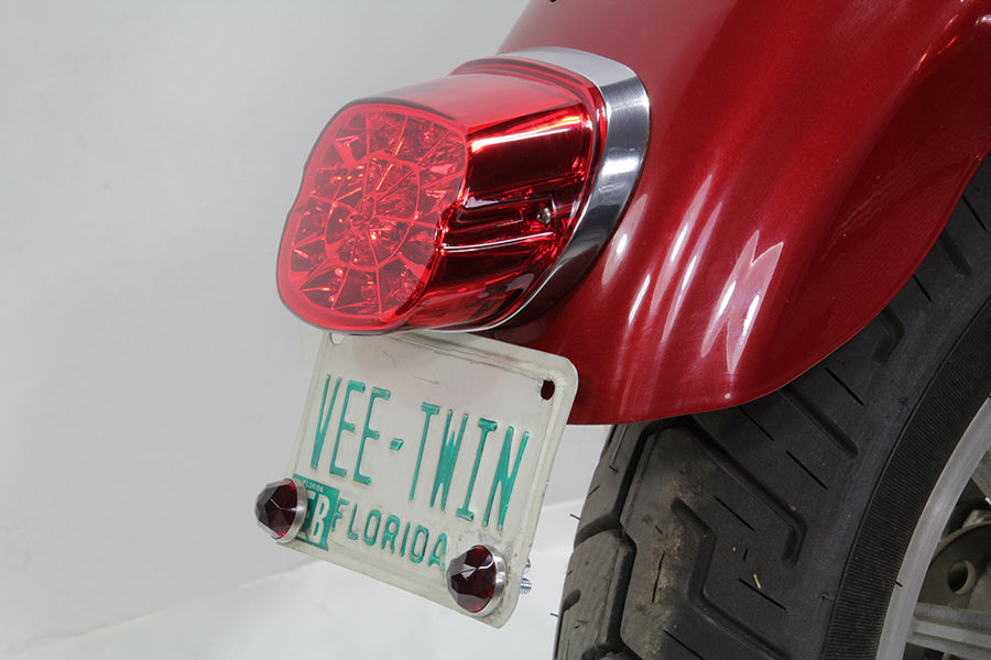 Lay Down Tail Lamp Assembly Red LED