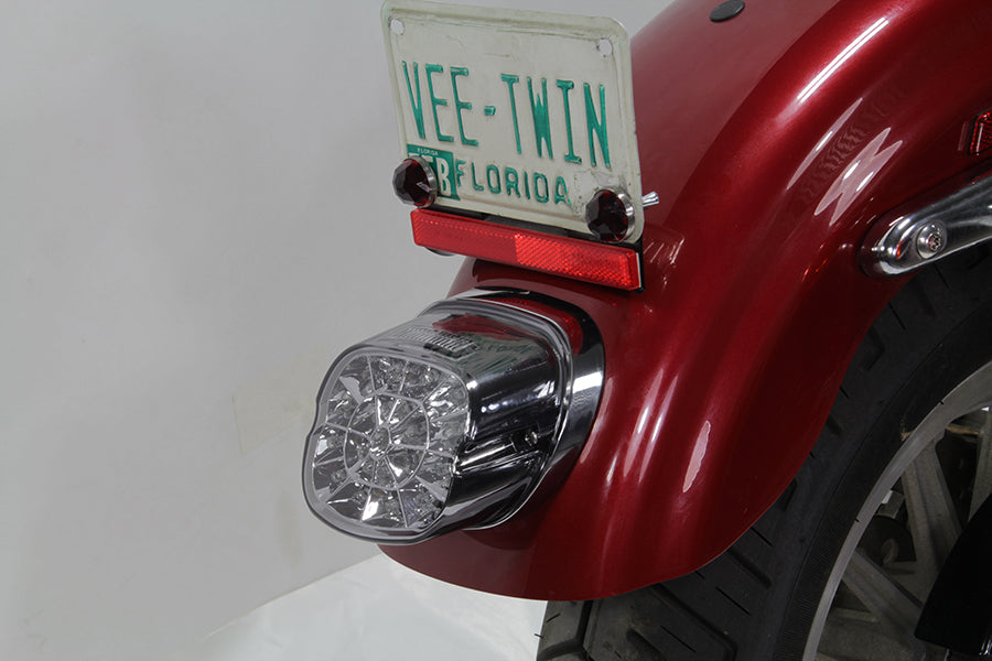 Lay Down Tail Lamp Assembly Smoked LED