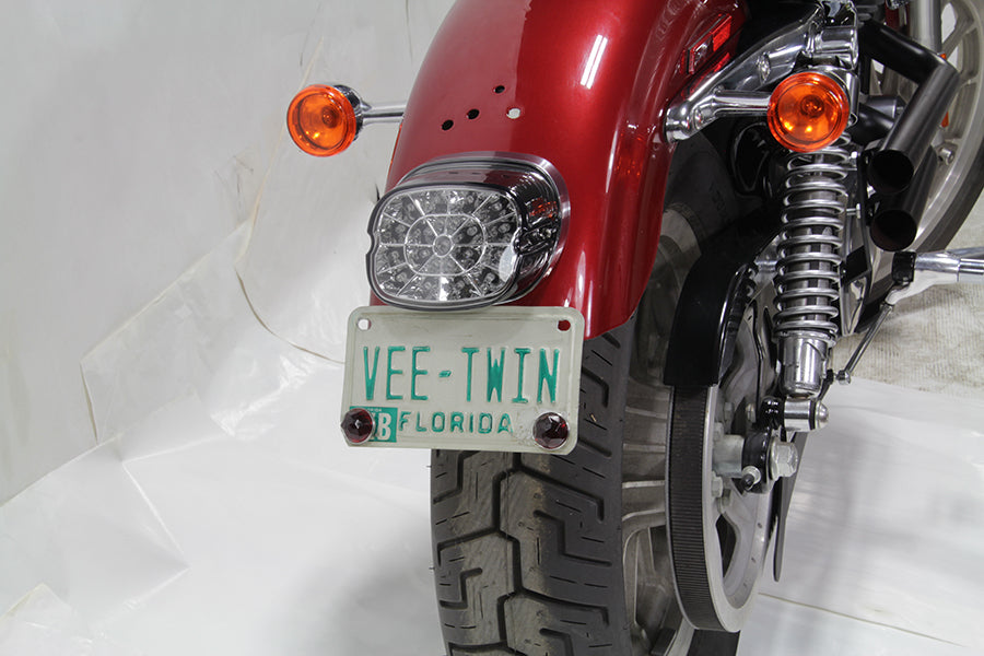 Lay Down Tail Lamp Assembly Smoked LED