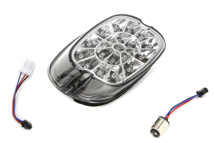 Lay Down Tail Lamp Assembly Smoked LED