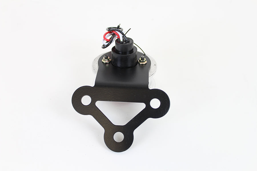 LED Round Tail Lamp Assembly Polished