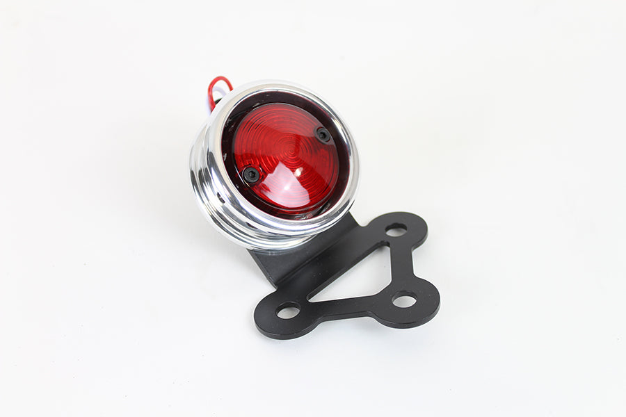 LED Round Tail Lamp Assembly Polished