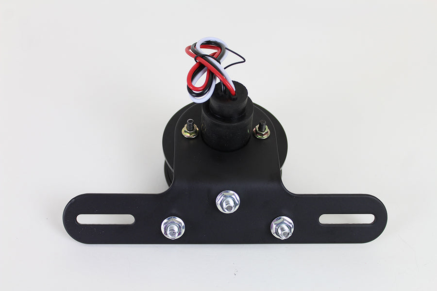 LED Round Tail Lamp Assembly Black