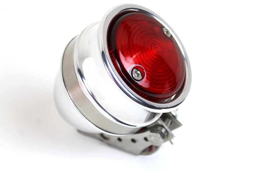 LED Bullet Tail Lamp Assembly Chrome