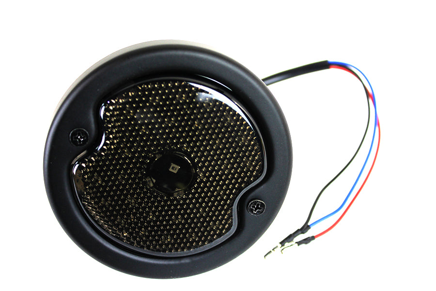 Round LED Tail Lamp Black