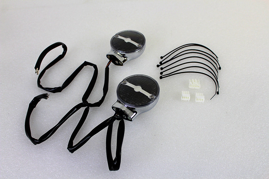 Smoke LED Flat Lens Turn Signal Set