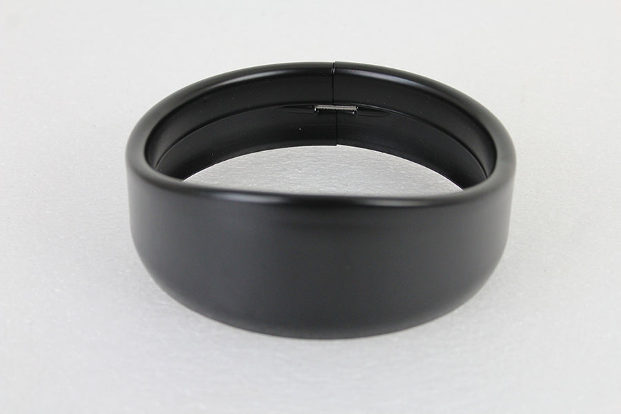 5-3/4 Visor Style Headlamp Trim Ring Black