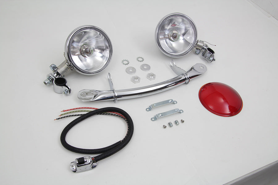 Chrome Spring Fork Spotlamp Kit