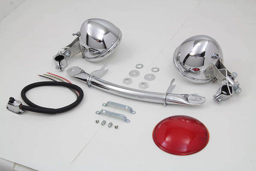 Chrome Spring Fork Spotlamp Kit