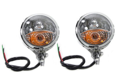 Chrome Spotlamp Assembly Set