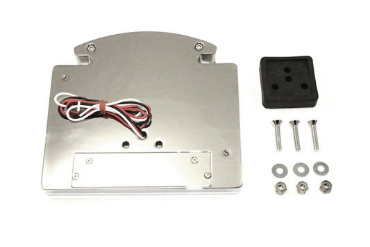 Chrome Billet Fender Mount LED Tail Lamp Slice Type