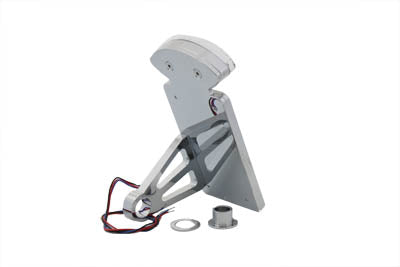 Chrome LED Vertical Tail Lamp Assembly Flat Mounting Type