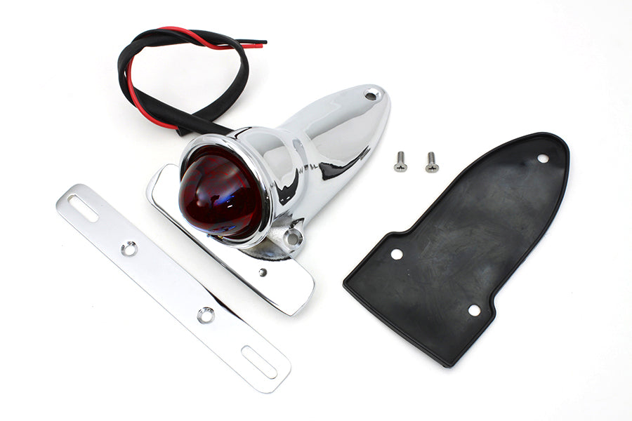Chrome Bobber Tail Lamp Assembly