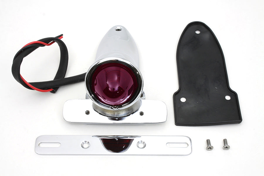 Chrome Bobber Tail Lamp Assembly