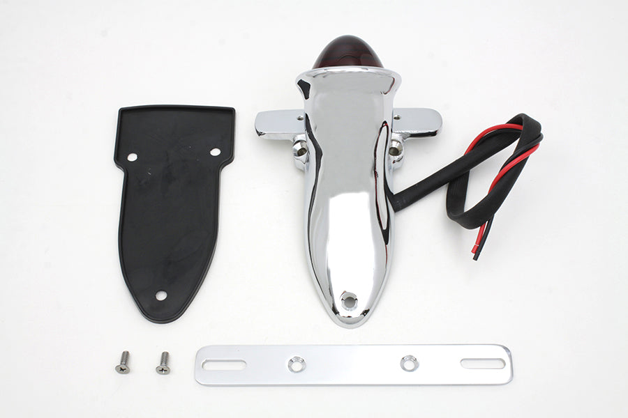 Chrome Bobber Tail Lamp Assembly