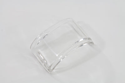 Tail Lamp Lens Top Beehive Style Plastic Clear
