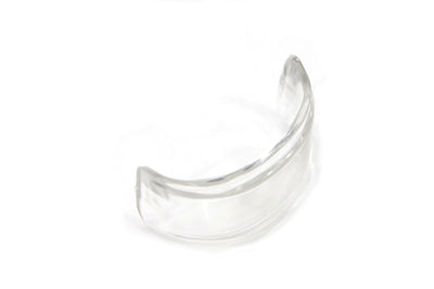 Tail Lamp Lens Top Beehive Style Plastic Clear