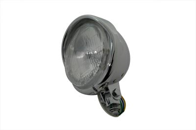 5-3/4 Round Headlamp with Visor