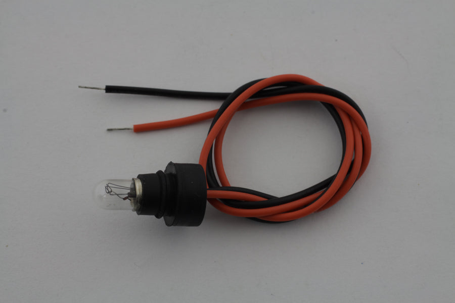 Indicator Lamp Socket for Speedometer and Tachometer Black