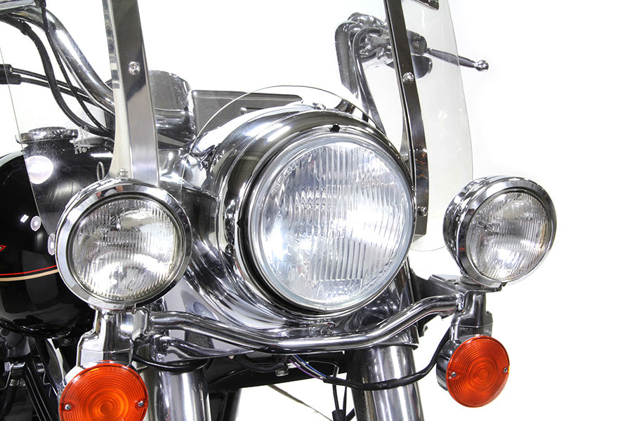 Outer Headlamp Trim Rim Chrome