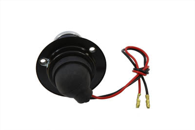 Black 1 Round Tail Lamp