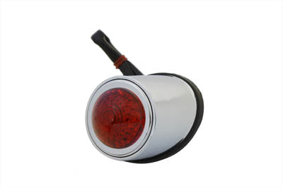 Tear Drop Style Tail Lamp with Red Lens