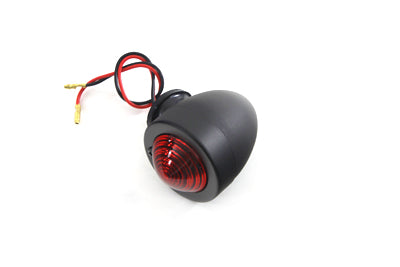 Black Bullet Red Marker Lamp Dual Filament